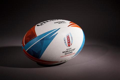 Gilbert lança a bola oficial da Copa do Mundo de Rugby Sevens de 2018