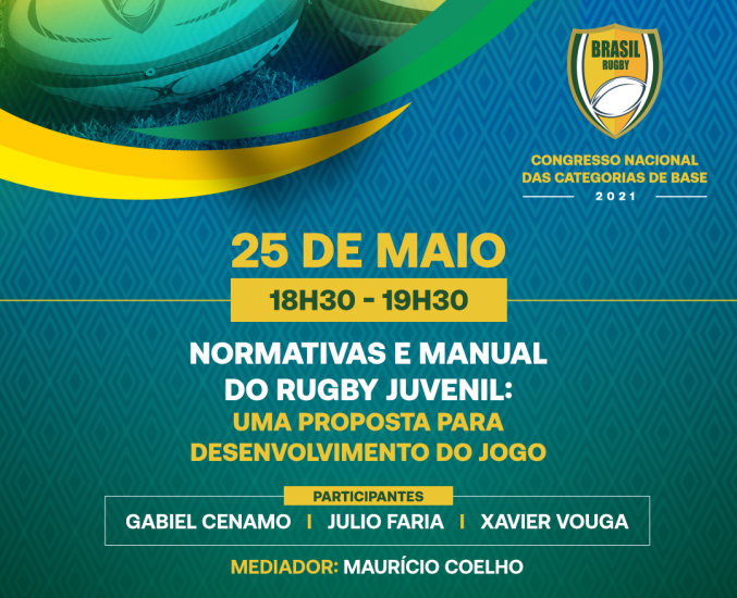 Congresso Nacional de Base: Baixe Manual e Normativas do Rugby Juvenil