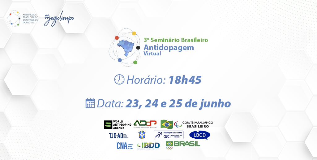 ABCD realiza 3º Seminário Brasileiro Antidopagem Virtual com presença da CBRu