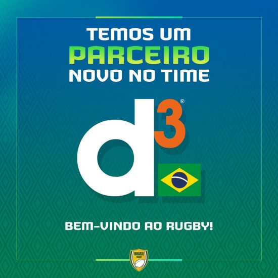 Confederação Brasileira de Rugby e d3 fecham parceria até julho de 2022
