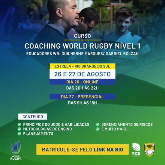 Curso de Coaching World Rugby Nivel 1 – Estrela/ RS