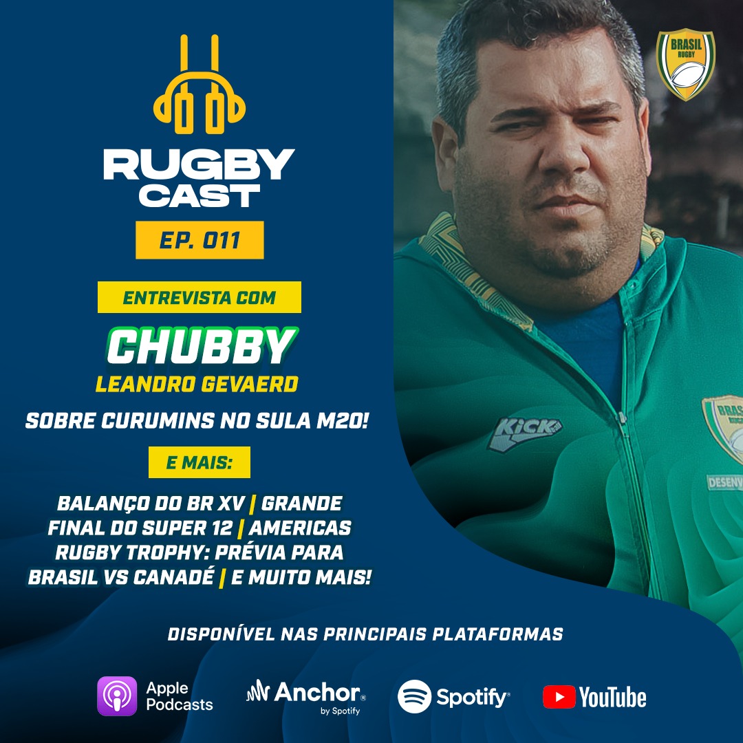 RugbyCast ep. 11 – Leandro “Chubby” Gevaerd comenta o Sul-Americano M20!
