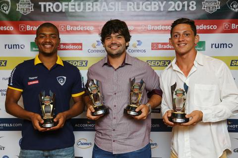 Melhores da temporada 2017 são premiados no Troféu Brasil Rugby