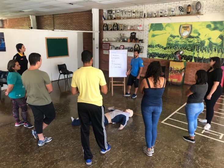 CBRu promove curso de primeiros socorros no CT de São José dos Campos