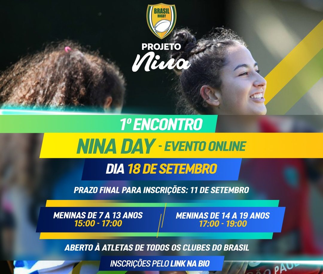 Primeiro ‘Nina Day’ busca reunir meninas praticantes de rugby de todo país