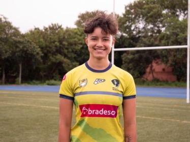 Mais uma atleta das Yaras figura em campanha internacional de incentivo ao rugby feminino