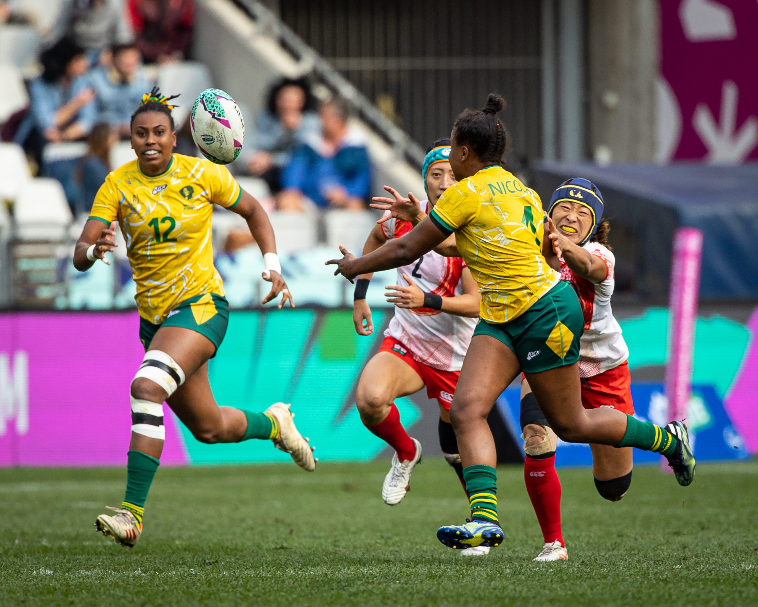 Taça da Copa do Mundo de Rugby é atração na coletiva e no jogo entre Brasil  e Paraguai