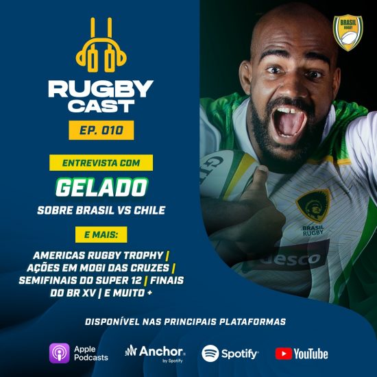 Rugbycast Ep. 10, com Gelado analisando Brasil vs Chile