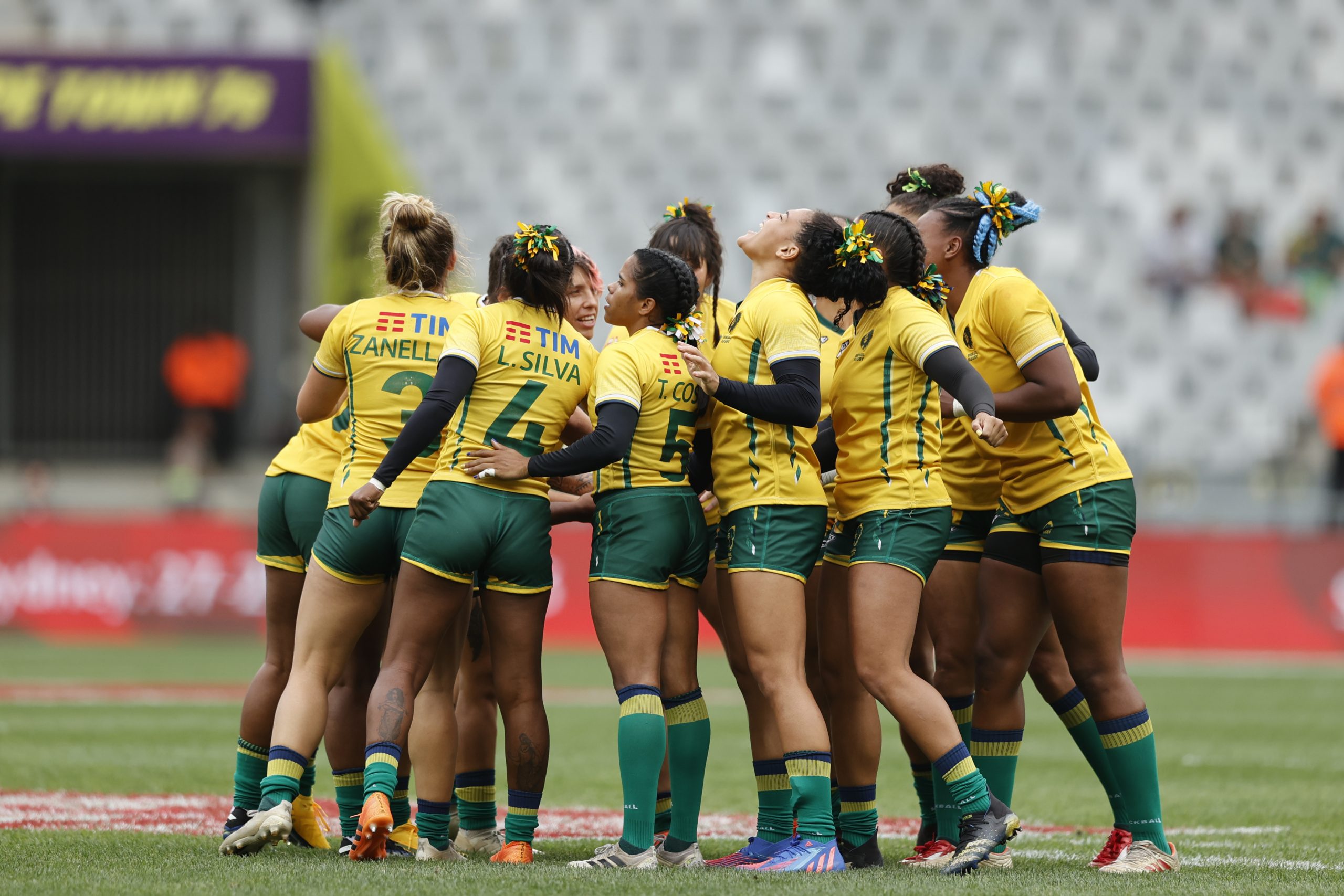 Brasil enfrenta Japão no domingo pelo Circuito Mundial Feminino de Rugby Sevens