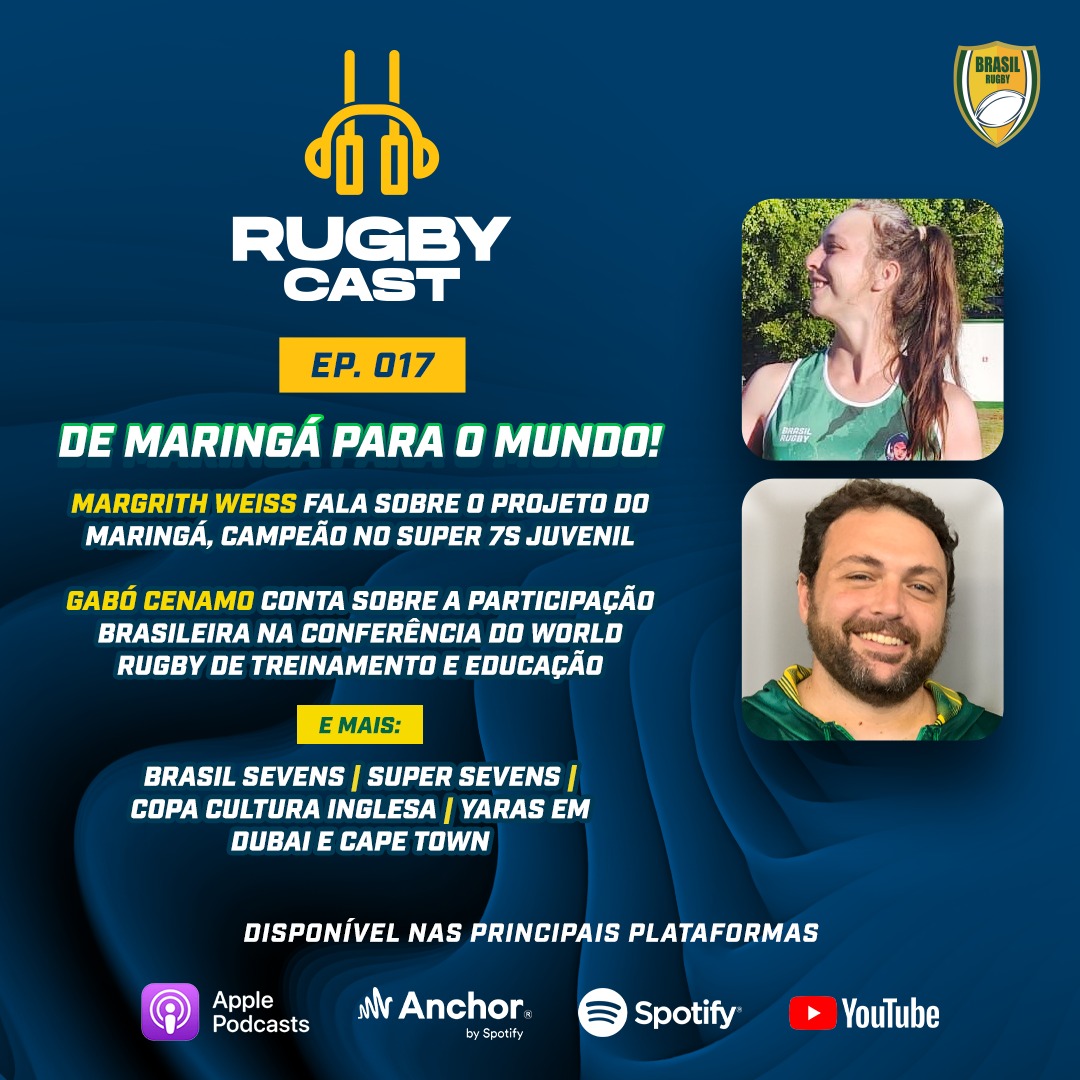 RugbyCast ep. 17: De Maringá para o mundo! Margrith Weiss e Gabó Cenamo