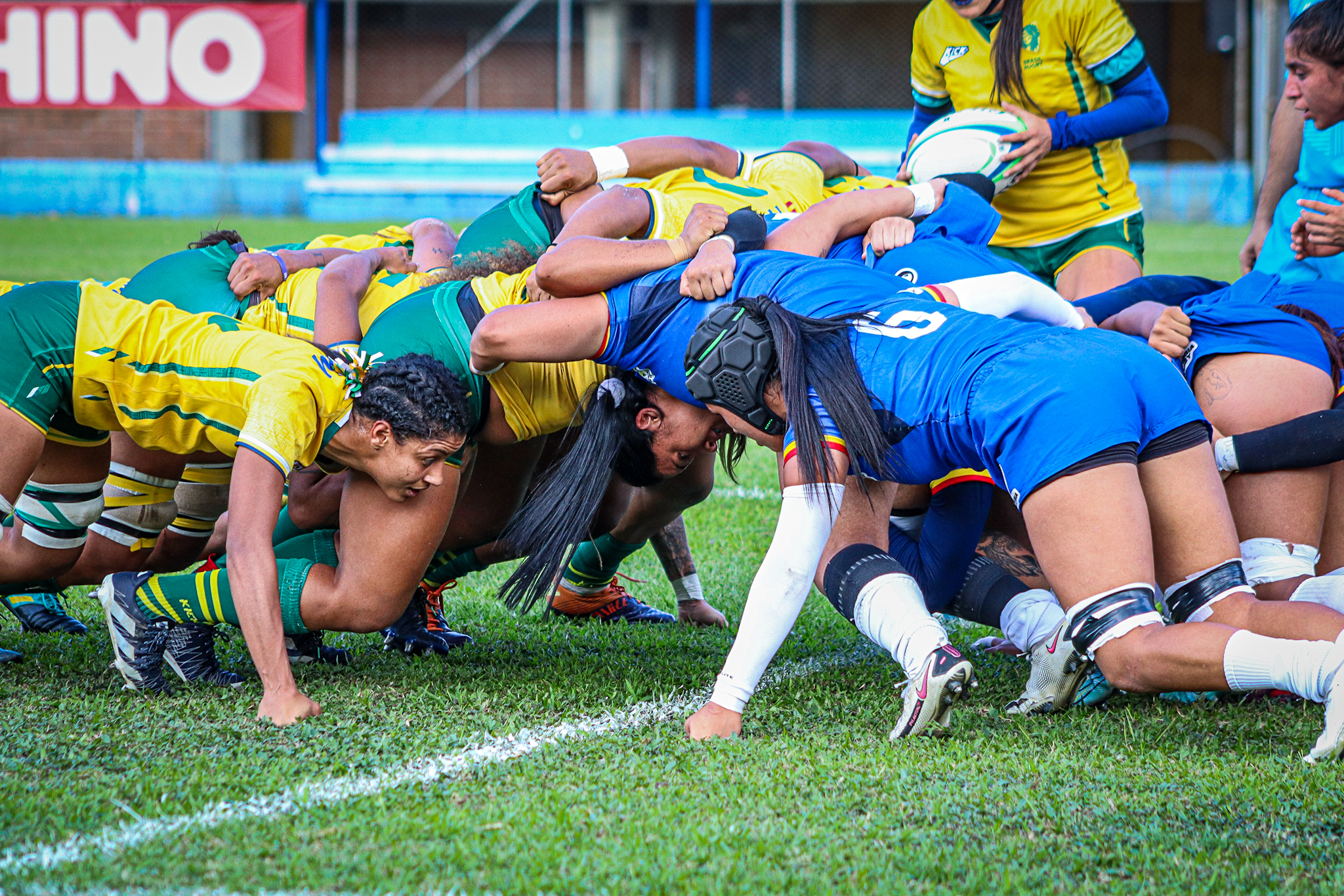 Por vaga na liga mundial feminina de Rugby XV, Brasil segura Colômbia em placar mínima e decidirá vaga no domingo
