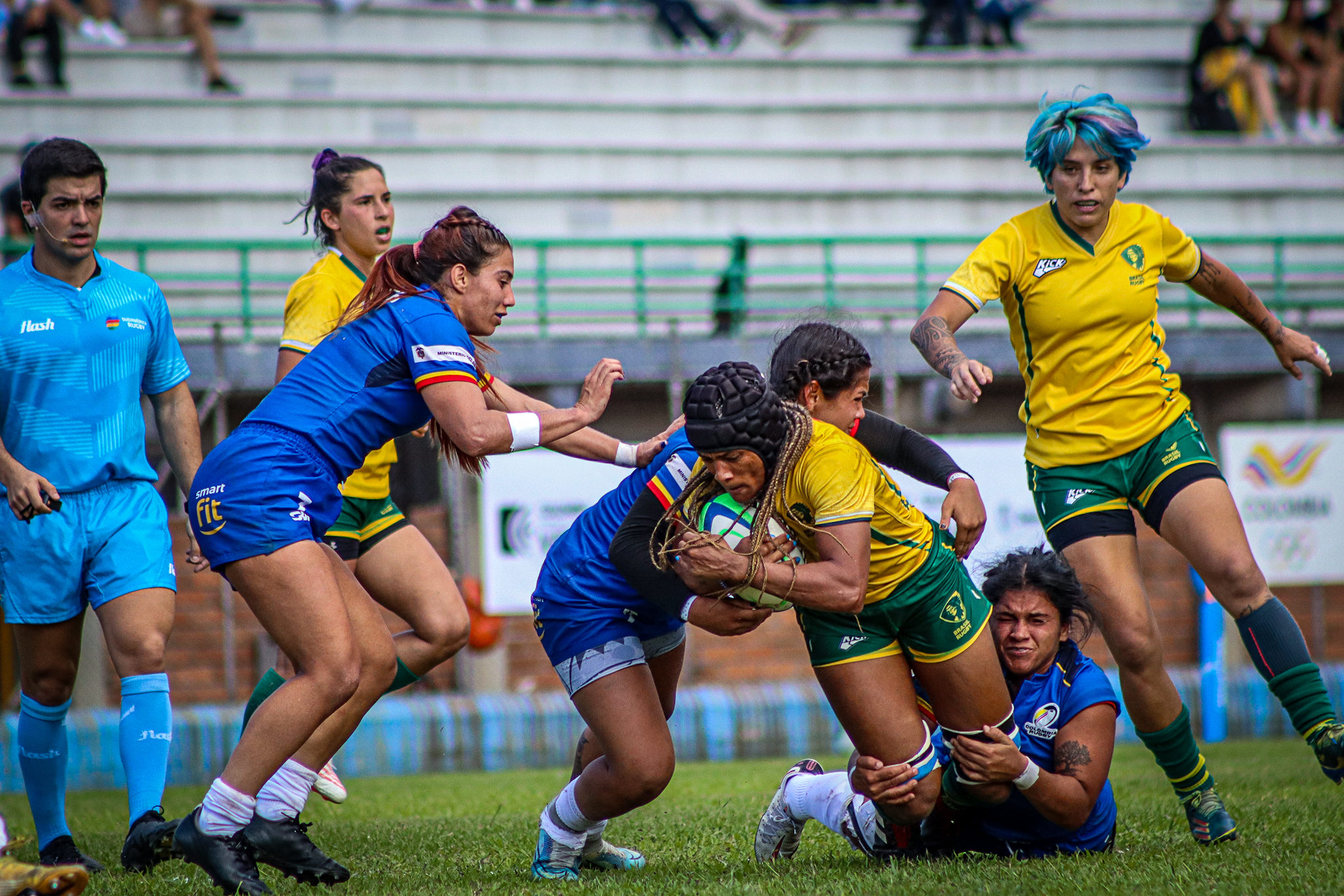 Brasil e Colômbia decidem no domingo vaga no WXV, a liga mundial feminina de rugby XV