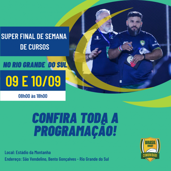 Super Final de Semana de Cursos no Rio Grande do Sul: Inscreva-se agora