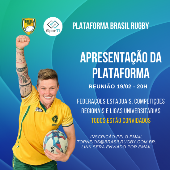 Reunião com federações estaduais e representantes de competições regionais para apresentação da Plataforma Brasil Rugby