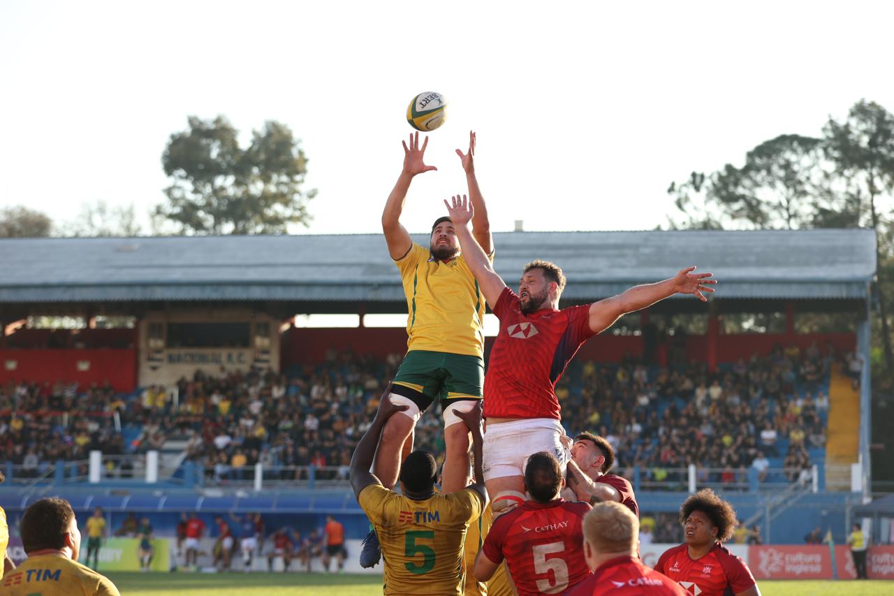 Brasil e Hong Kong China fizeram jogo emocionante em São Paulo no Rugby XV masculino