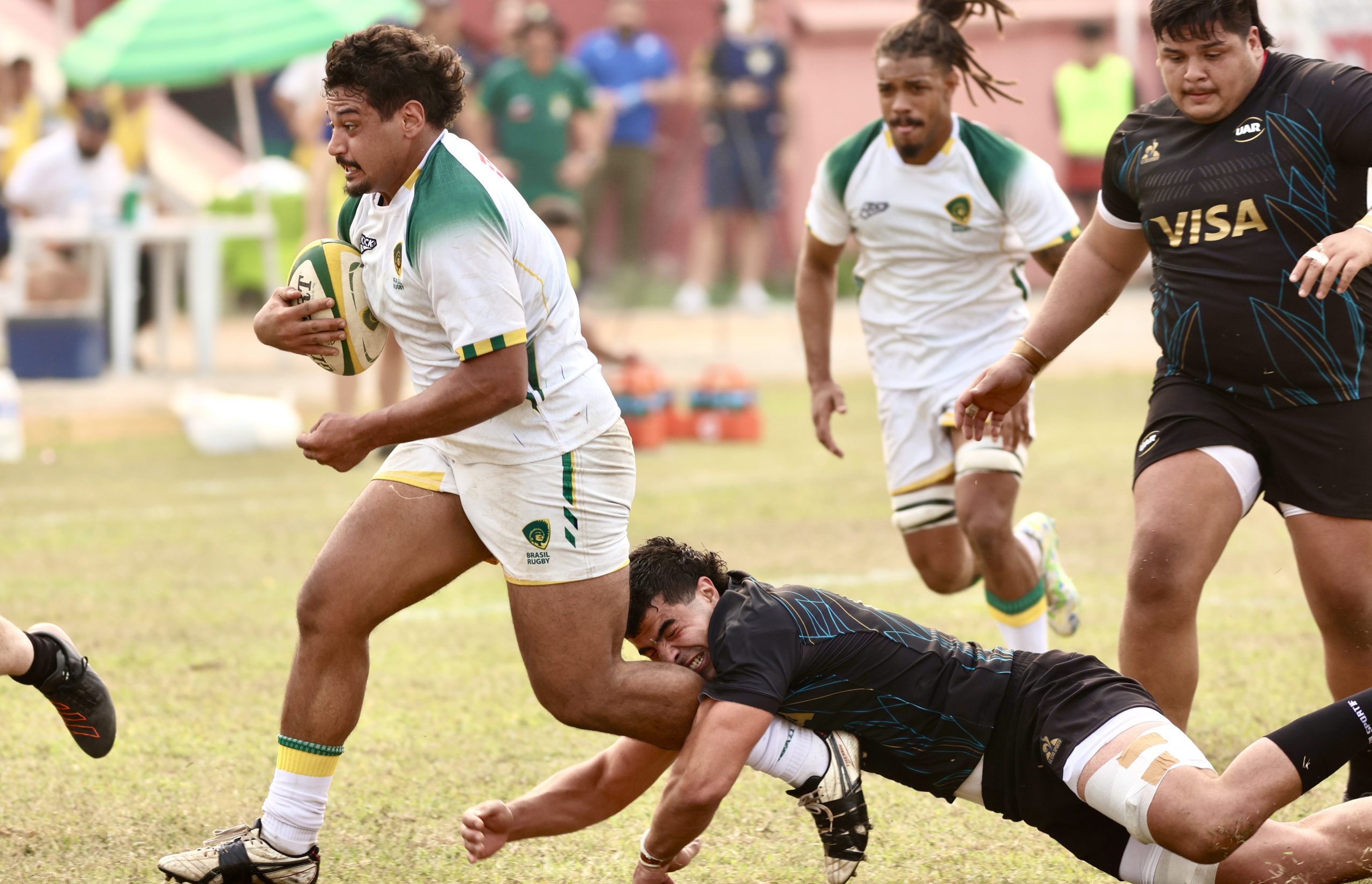 Brasil e Argentina deram espetáculo em Jacareí em jogo de 14 tries