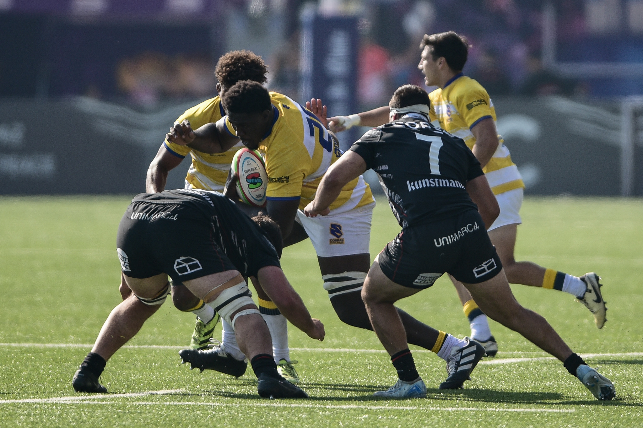 Cobras encararam rivais chilenos no Super Rugby Américas